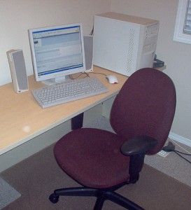 computer & chair
